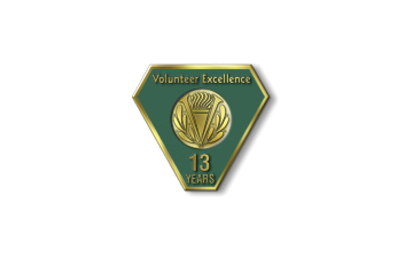 Volunteer Excellence - 13 Year Volunteer Excellence - 13 Year